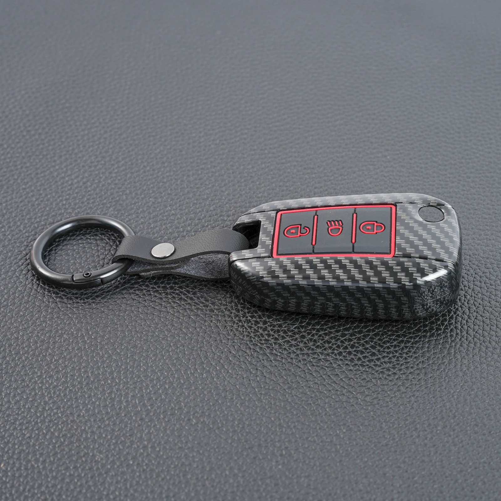 Carbon Car Key Cover Case Shell Remote Smart Key Fob For Peugeot 208 2008 308 3008 508 408 307 4008 for Citroen C3 C4 C5 C6 C8