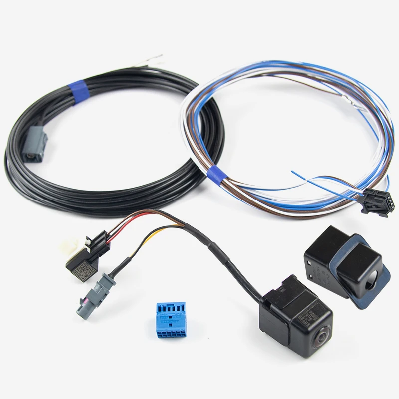 Rear View Camera For VW Golf6/7 Jetta Bora Tiguan L Touran Skoda Seat For MIB 2 187A 187B Trunk Handle Camera Harness Cable