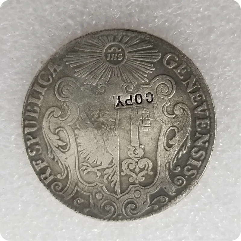 1722 Geneva (Swiss cantons) 1 Thaler COIN COPY commemorative coins-replica coins medal coins collectibles