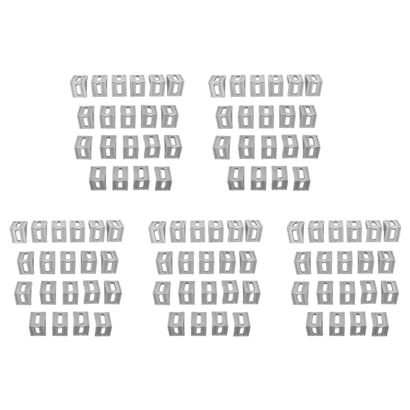 

AB06 100Pcs 4040 Aluminum Corner Brackets Corner Fitting Angle 40 X 35 Connector For 4040 Industrial Aluminum Profile