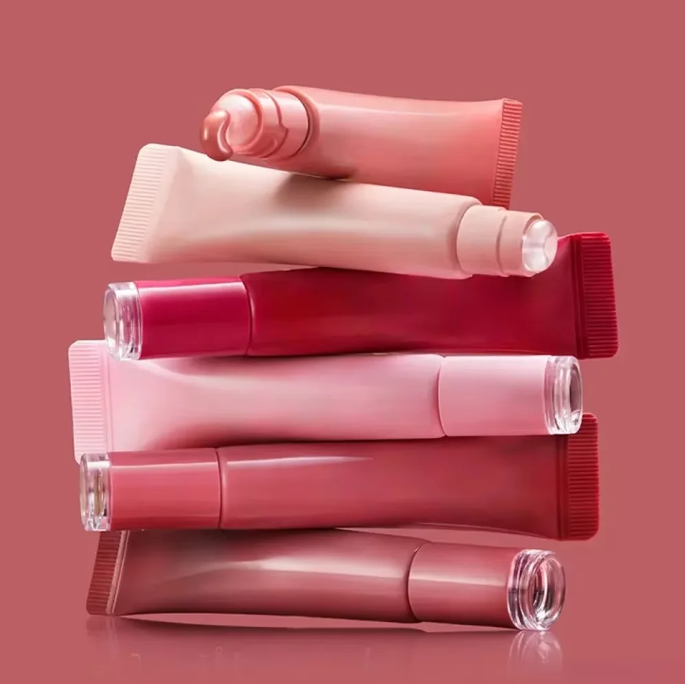 Błyszczyk do ust Makijaż Private Label Płynny Balsam Masło do ust Szminka Nawilżający błyszczyk do ust Personalizowane logo Wegański Olej Hurtowy Biznes