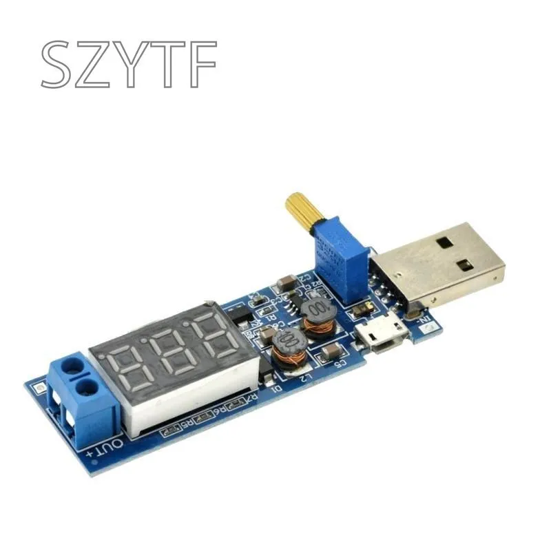 Boost Buck Converter USB Step UP / Down Power Supply Module DC-DC 5V To 3.3V / 12V Adjustable Out DC 1.2V-24V