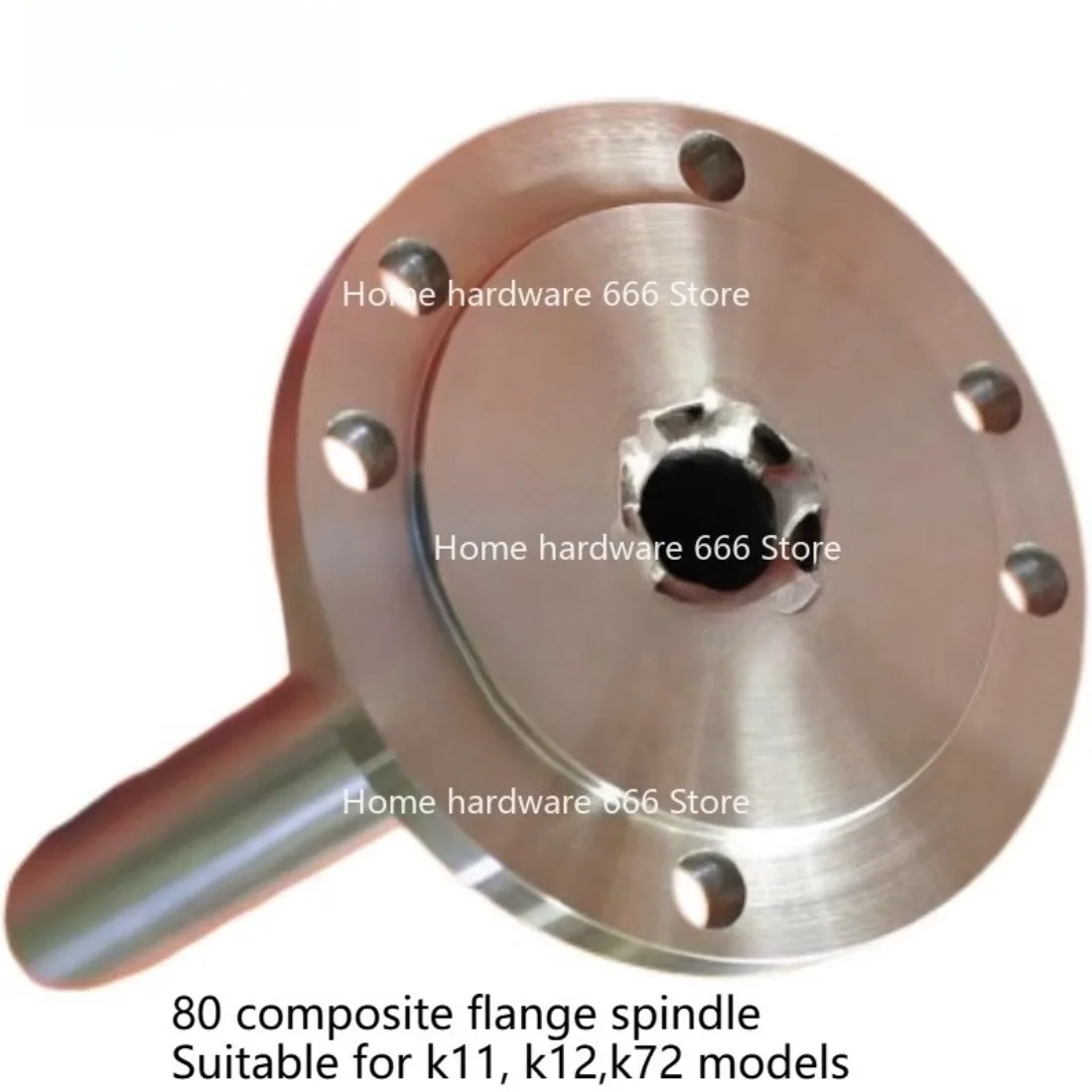 NEW Bead Lathe Flange Spindle K11, K12, K72 Homemade Lathe 80 Chuck 100 Chuck 16mm-19mm Through Hole Shaft Core Hardened Hard