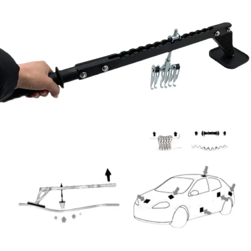 Automobile Dent Repair Tool Aluminum Body Sheet Metal Stretching Tool for Dent Repair Stretching Force Bridge Stretching Hammer