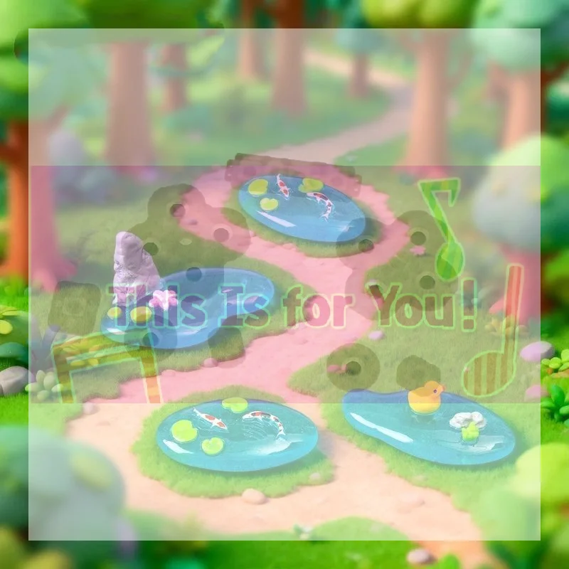 Bonsai Garden With Koi Pond - 【MA】Mini Ornamentos de Resina para Lago