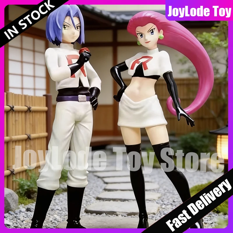 

Rocket Team Anime Figures Jessie Figure James Figurine Pvc Statue Desktop Decor Collection Model Toys Gifts In Stock