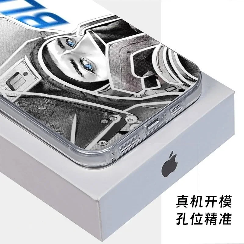 Gioco di tiro Custodia per telefono in oro rosa per iPhone 11 12 13 14 15 16 17 Pro Max Plus mini Air 17Pro Cover antiurto