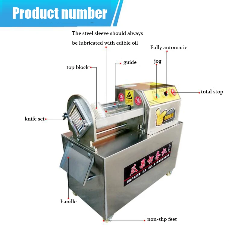 110V/220V Commercial Vegetable Cutting Machine Domestic Potato Electric Stripping Machine