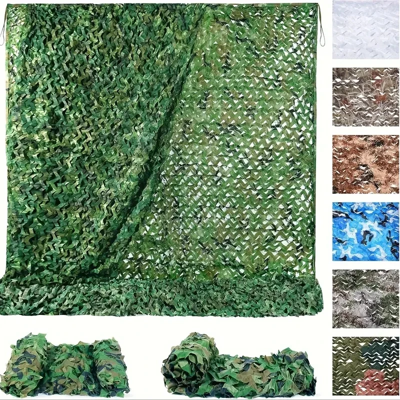 Camouflage Net Mesh Sunshade Fence Awning Net Hidden Hunting Shooting Tree Stand Car Cover Photography Decoration