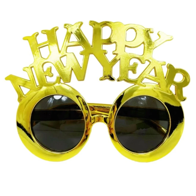 11 스타일 참신 재미 있은 새해 복 많이 받으세요 프레임 안경 파티 선글라스 성인을위한 2025 신년 파티 안경 청소년 어린이