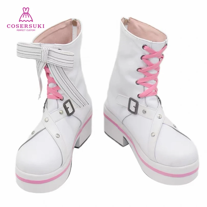 

Vtuber Hololive Hakui Koyori Cosplay Shoes Boots Custom Made Halloween Christmas Shoes