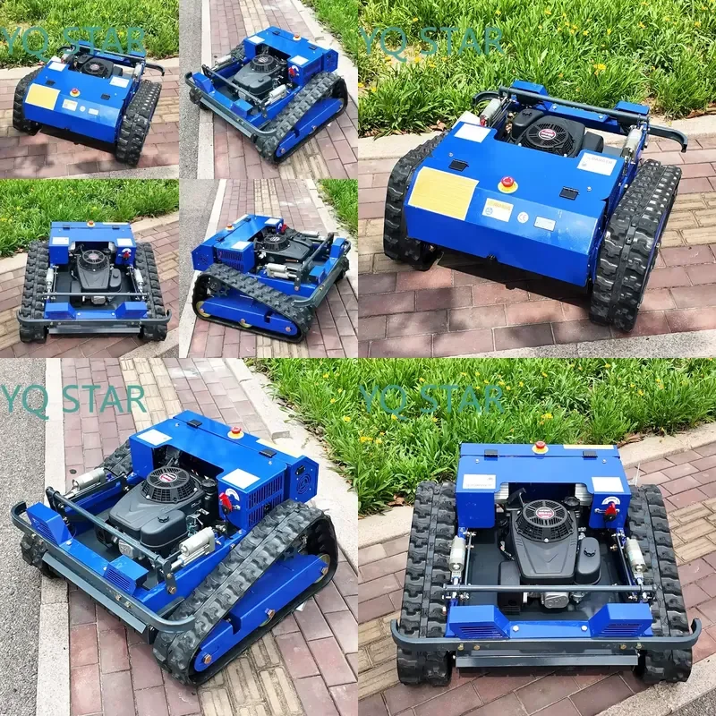 for AWY-550 Self Propelled Crawler Lawn Mower 225cc Gas Powered Automatic Remote Control Riding Lawn Mower
