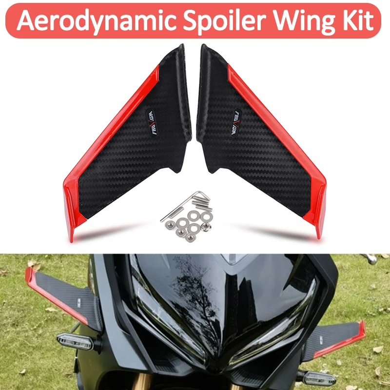 

Универсальный мотоциклетный аэродинамический спойлер с крылом для Kawasaki Honda YAMAHA