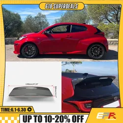 For Toyota GR YARIS GXPA16 GV Type Carbon Fiber Rear Trunk Spoiler Wing Lip Bodykits Trim Body Kits