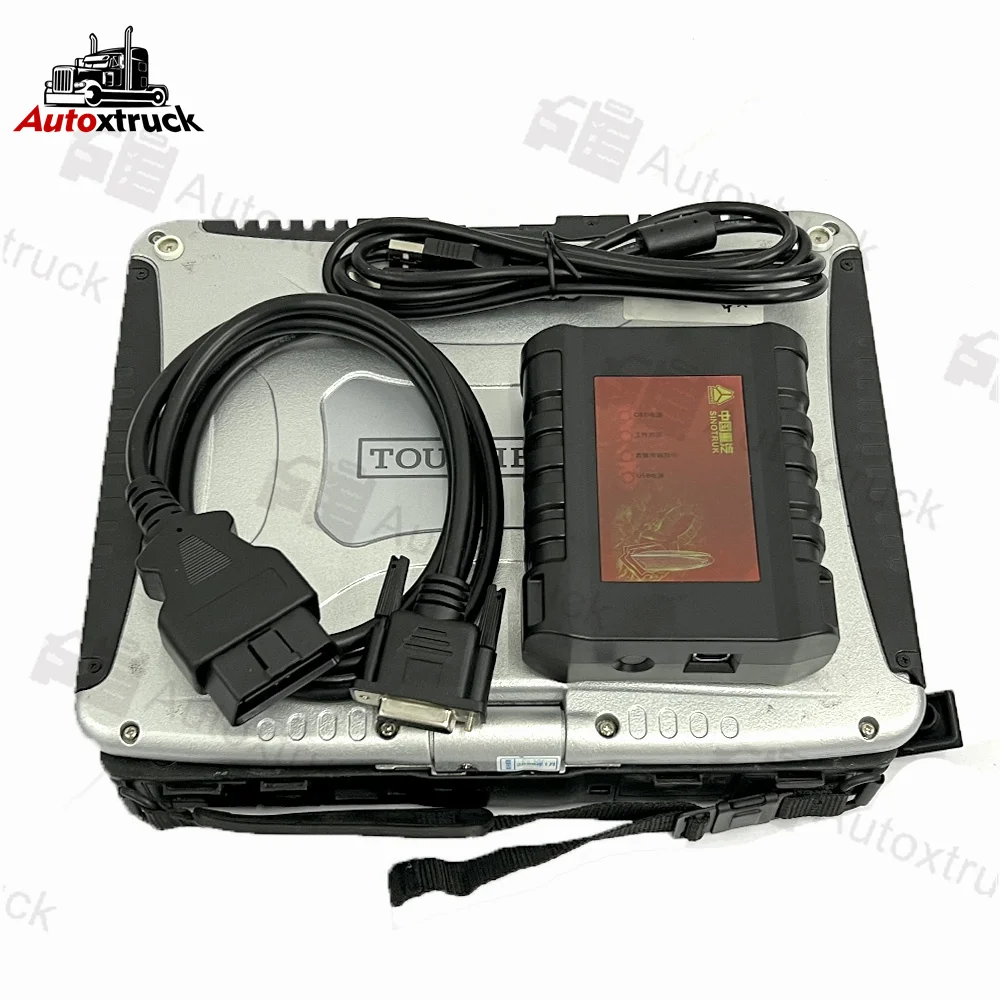 

CF19 CFC2 Laptop For Howo Sinotruck Cnhtc Calibration Tool OBD Engine Detector WeiChai Heavy Duty Diagnostic Scanner Tool