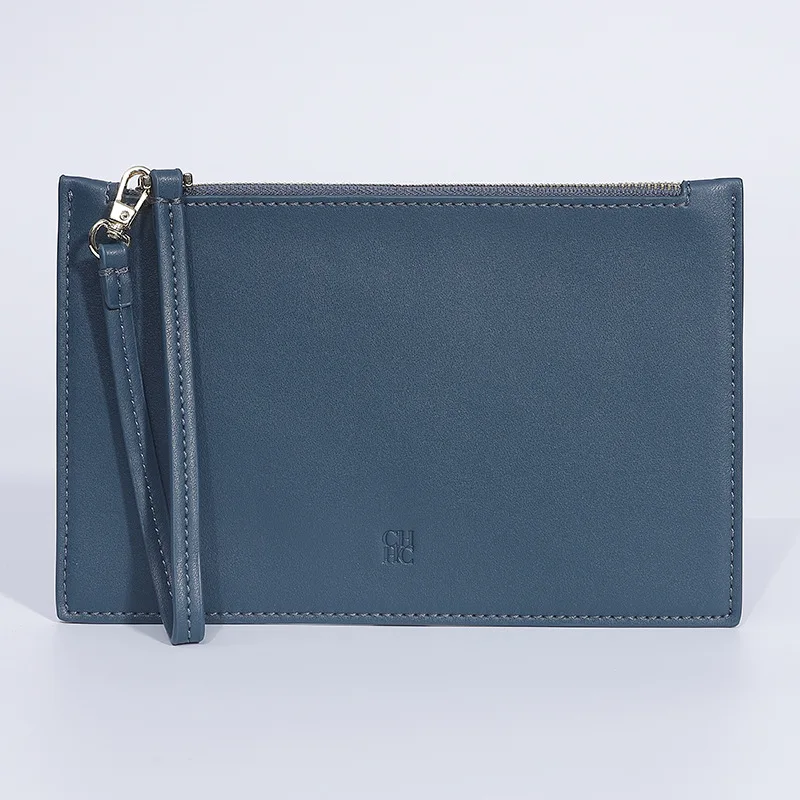 

Slim Leather Zipper Purse with Card Slots & Phone Slot, Womens Fashion Wallet for Travel and Daily Use, 2026 New Design