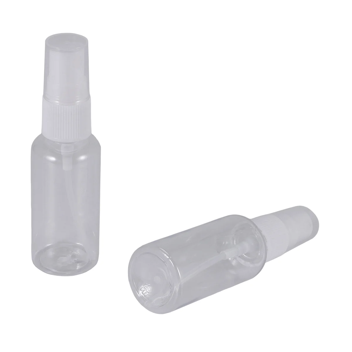 Minibotellas de niebla fina rellenables, botellas vacías pequeñas de plástico transparente, tamaño de viaje, 36 piezas, 30Ml/1Oz