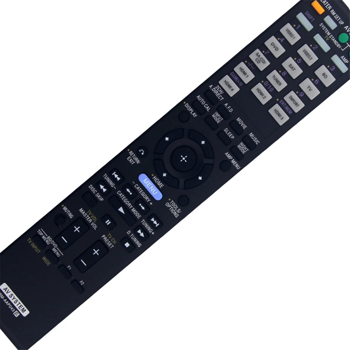OIIRGO-RM-AAP043 リモコン交換用 Sony ホームシアター AV レシーバー STR-DH800 STRDH800 オーディオ ビデオ レシーバー