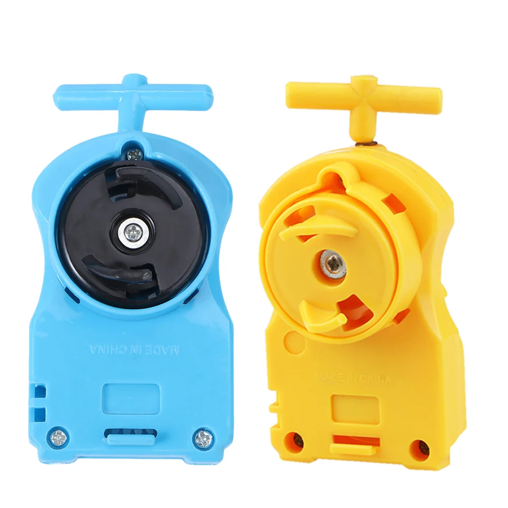 2pcs Gyro Burst Launcher Children Desktop Accessory (Random Color) Burst Accessory Educational Toy Children Gyro Launcher