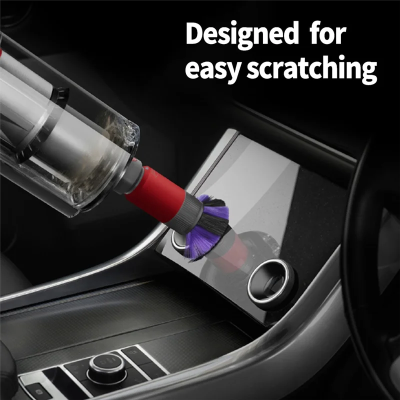 A94E-For Dyson V15 V12 V7 V8 V10 V11 أجزاء المكنسة الكهربائية مرفق Traceless إزالة الغبار فرشاة ناعمة + خرطوم تمديد + شقة Sucti