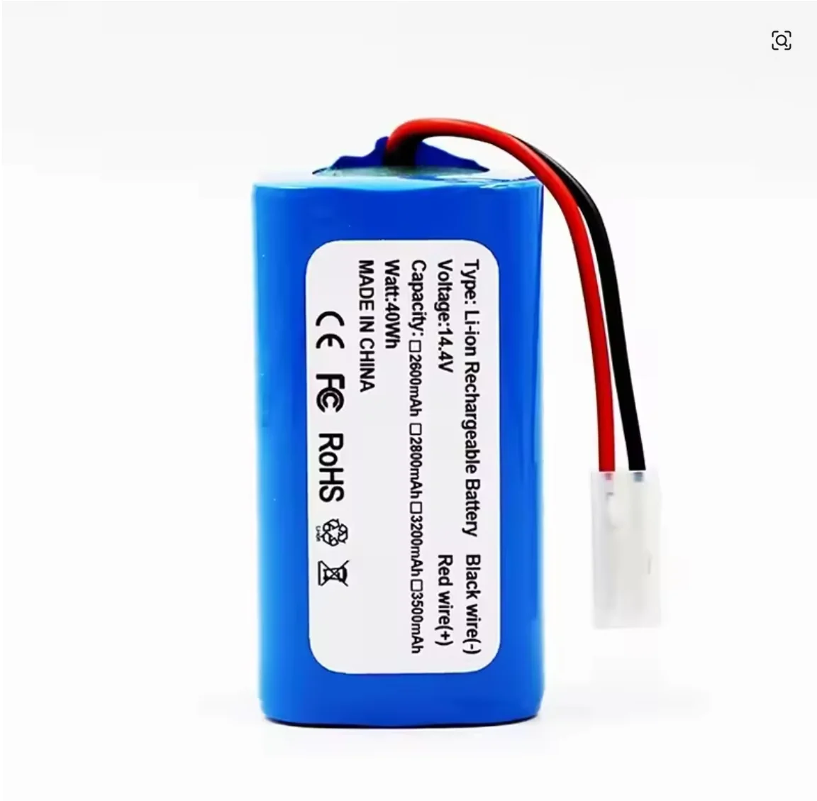 

14.4V 18650 2600mAh 3500mAh Replacement Battery For XIOMI MIJIA Mi Robot Vacuum-Mop Essential G1 MJSTG1 Sweeping Mopping robot
