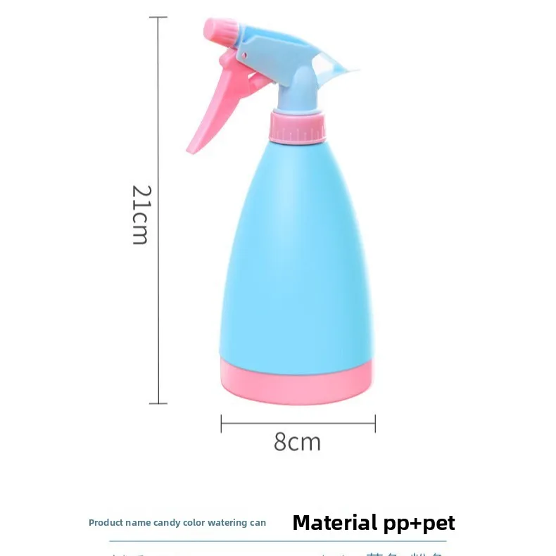 Botella pulverizadora desinfectante de alcohol, pequeña botella pulverizadora para regar flores, regadera de plástico para el hogar, botella pulverizadora para regar