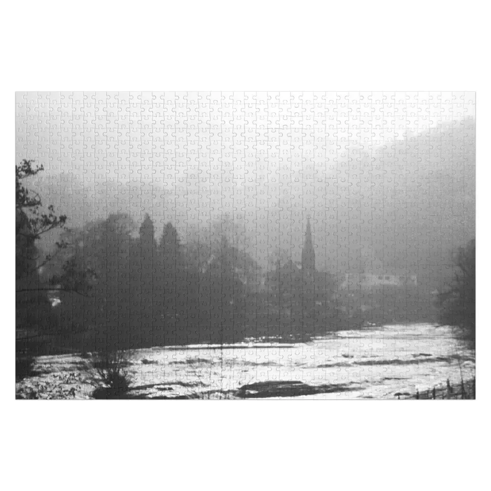 

Llangollen in the mist Jigsaw Puzzle Custom Name Child Toy Custom With Photo Custom Jigsaw Puzzle