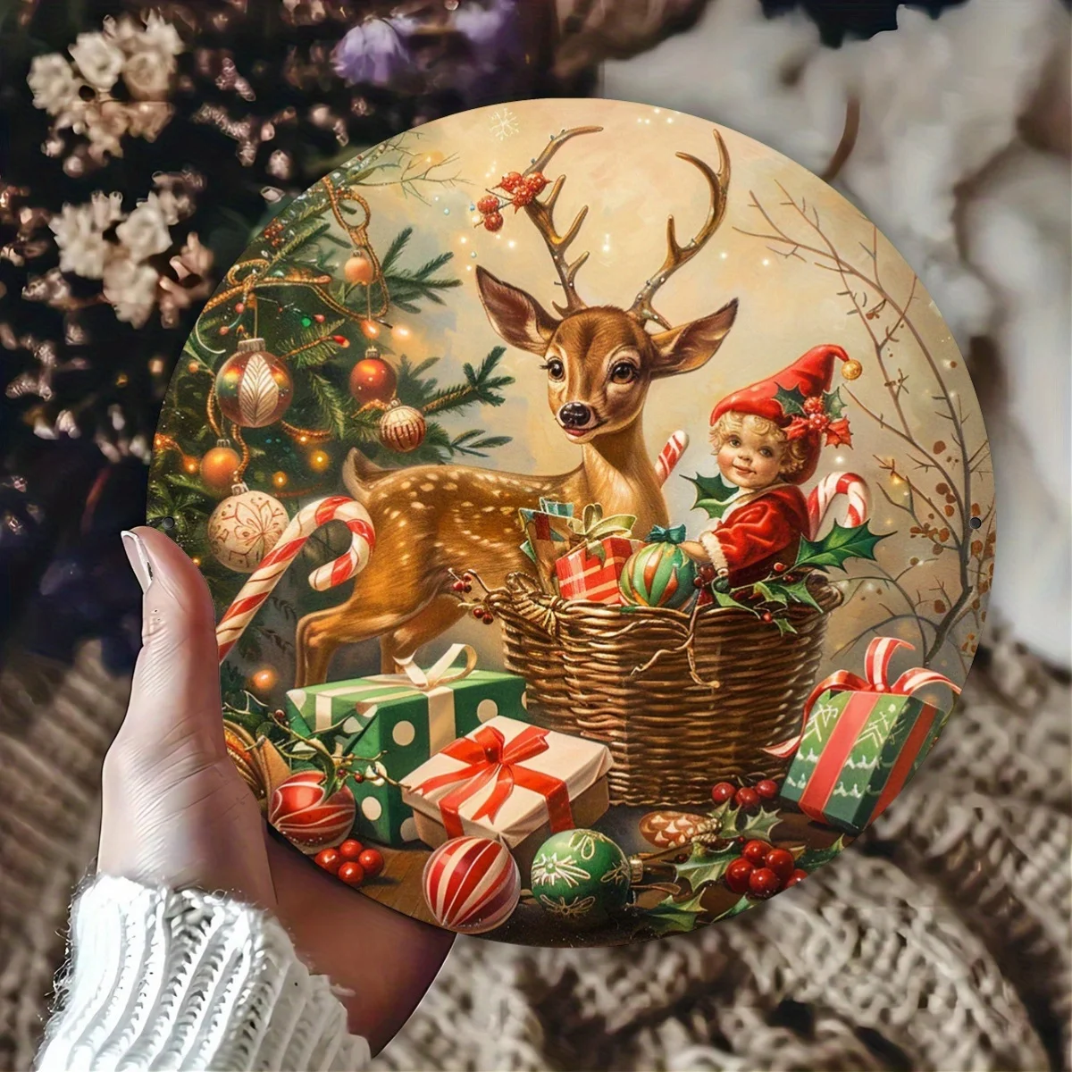 شعار دائري عتيق، ديكور حائط، مناسب للمنازل والمطاعم والمقاهي والكراجات وتصميم المهرجانات الممتعة