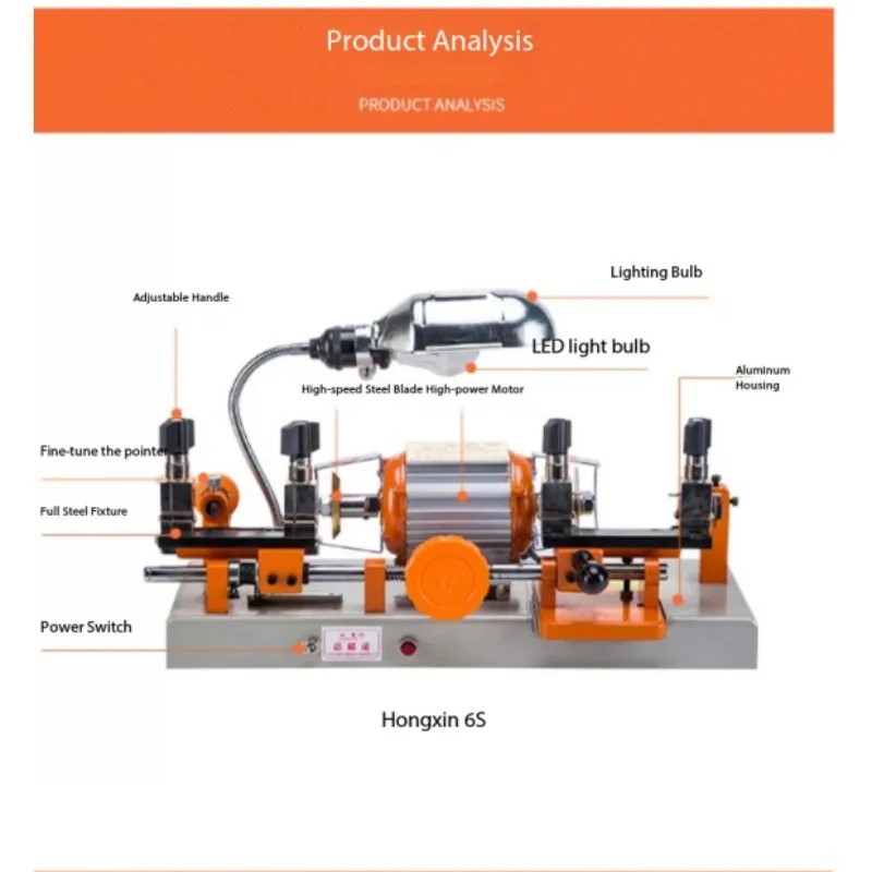 Suitable for Double-head KeyDistribution Machine, Horizontal Multi-function Key CopyingMachine,Double-knife Precision Manual Key
