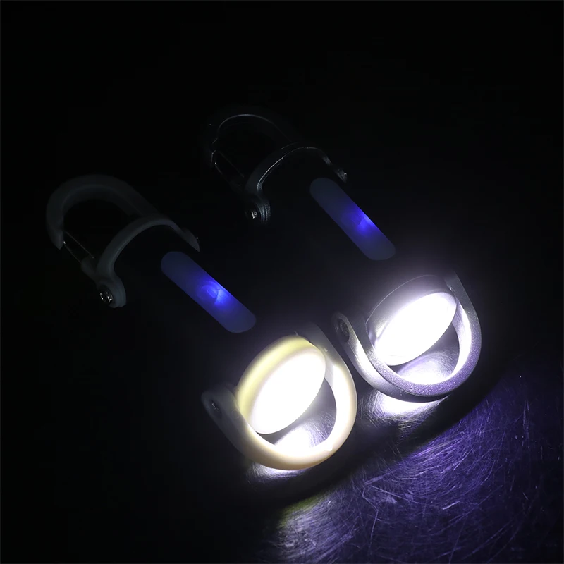 Type-C Mini Flashlight Rechargeable LED Keychain Light  Waterproof Work Light for Outdoor Camping Fishing Emergency USB Charging