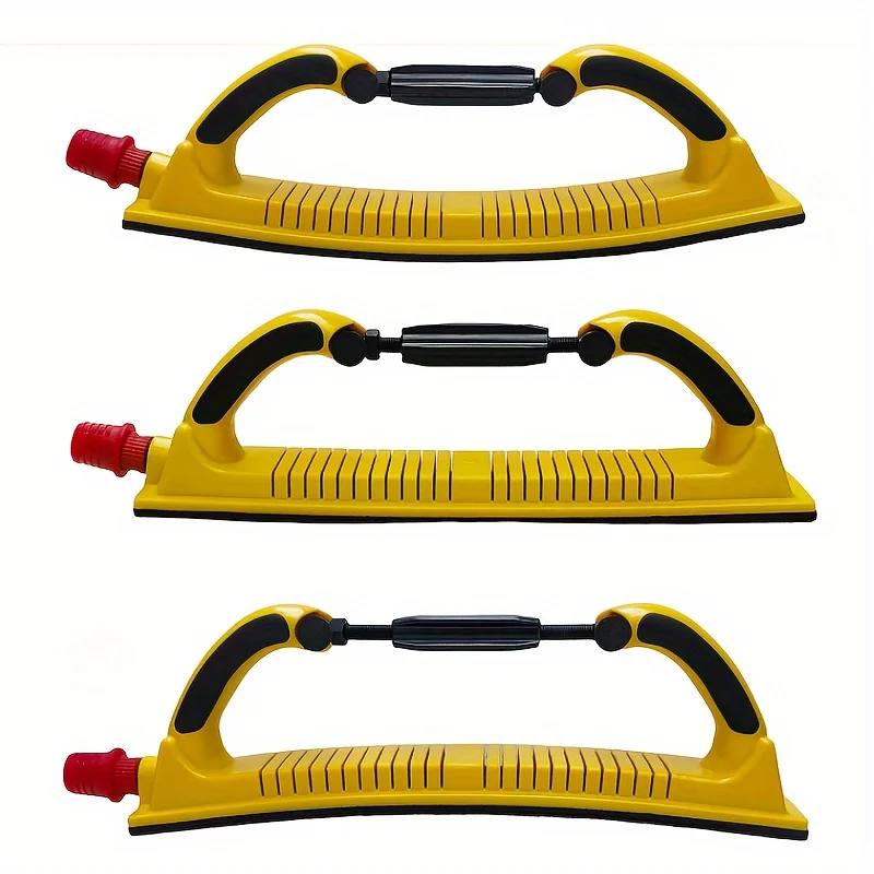 1PC Dust Free Longboard Hand Sanding File Block Adjustable Radius Flex with Hook & Loop Backing, for Automotive, Woodworking