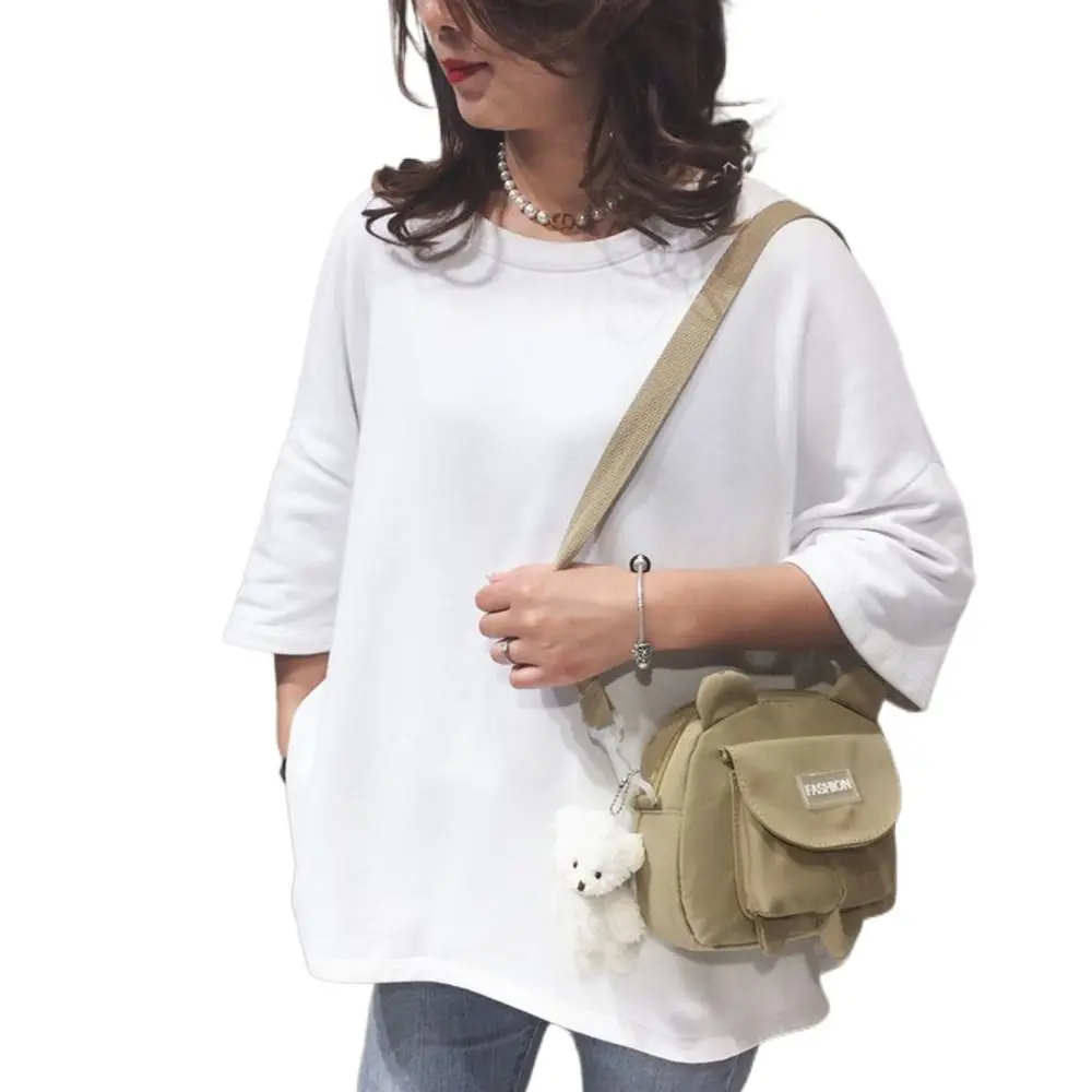 

Purse Female Handbags Pouch Crossbody Bags Canvas Bags Messenger Kitty Bag Student Bags Shoulder Bag