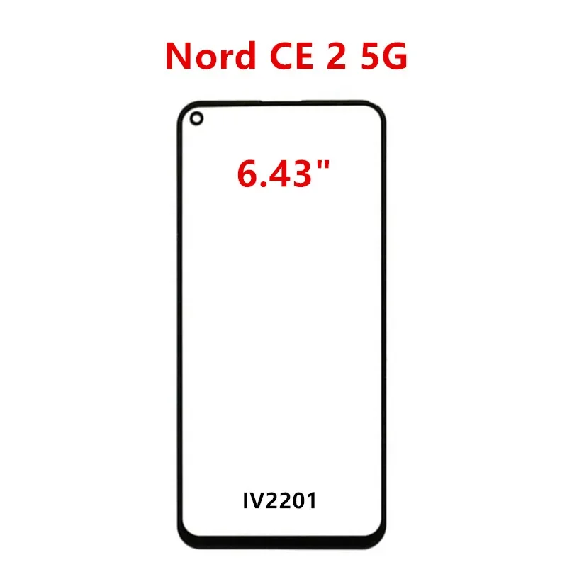 شاشة لمس CE4 CE3 CE2 لهاتف Oneplus CE 4 Lite 3 2 Ace Pro 2V خارج زجاج LCD عدسة اللوحة الأمامية مع غراء OCA #4