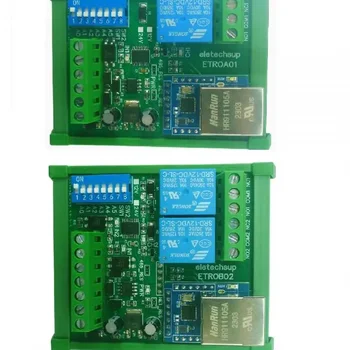 DC 12V/24V multi-function network relay Ethernet RS485 serial service LAN RJ45 Modbus MQTT TCP UDP PLC IO expanding board