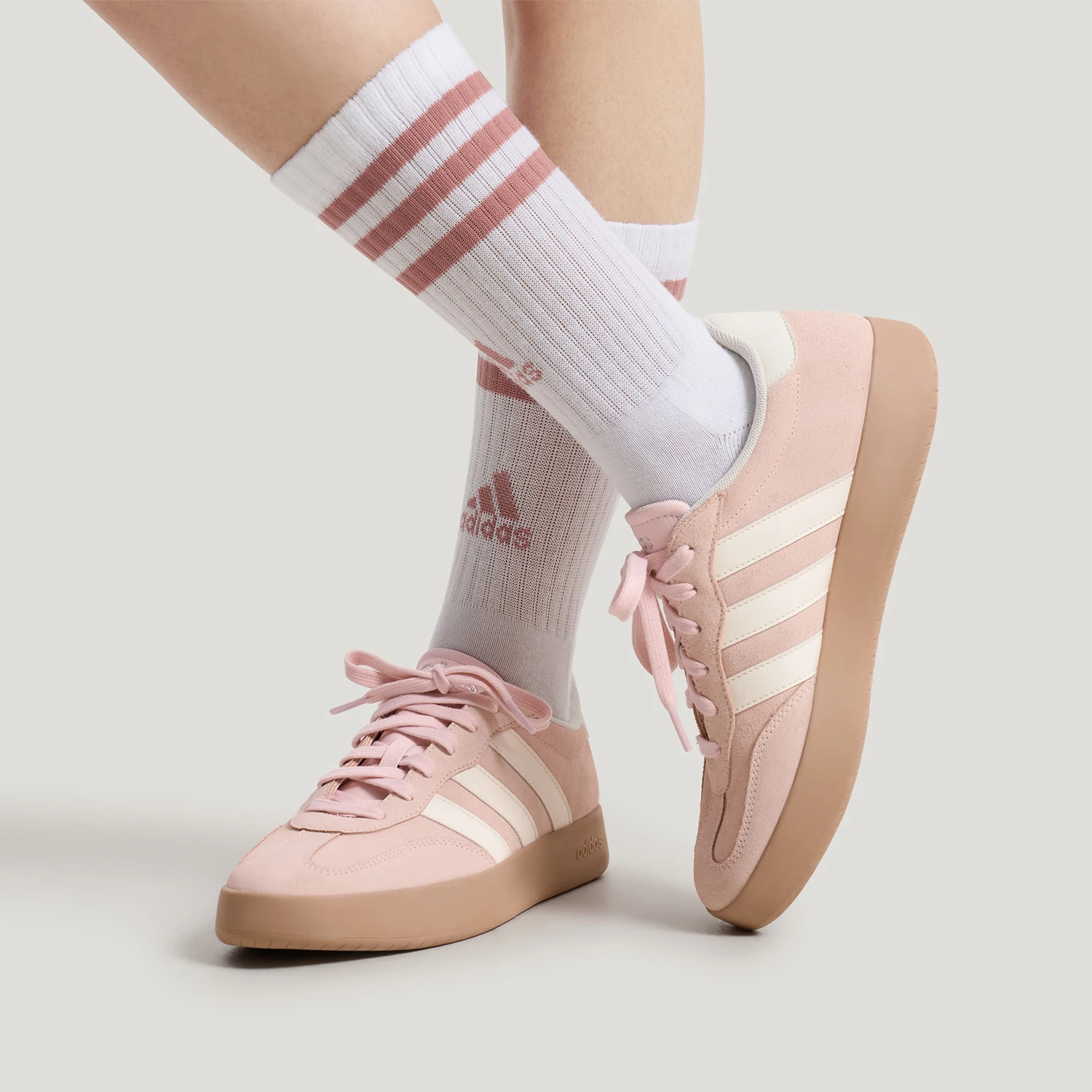 

Adidas Authentic BARREDA Men's Women's Low-Top Lace-Up Wear-Resistant Casual Sneakers KH6998