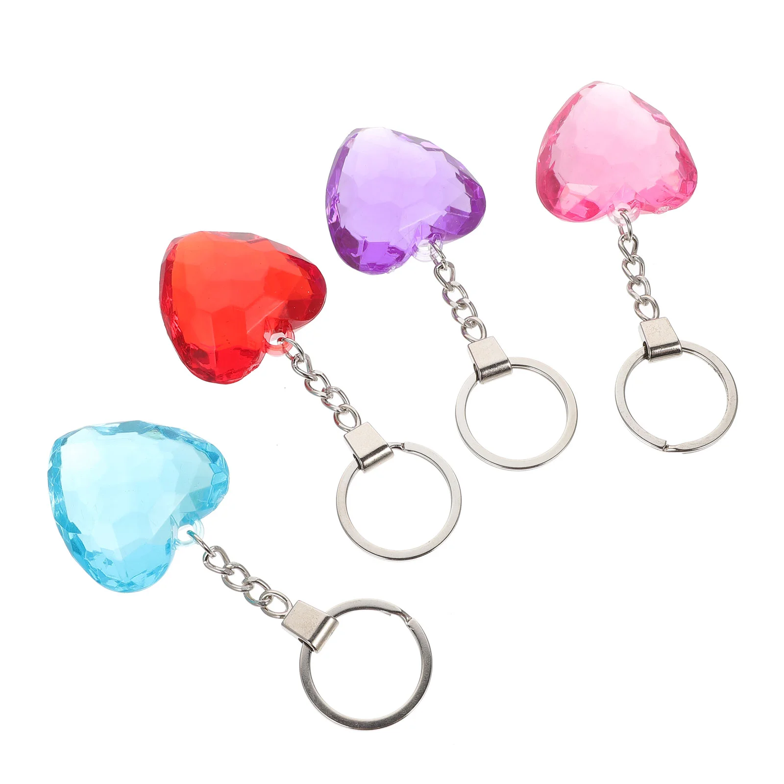 Heart Shape Keychains Acrylic Keychains Beautiful Key Rings Key Pendants Key Chain Keychains Bag Car Hanging