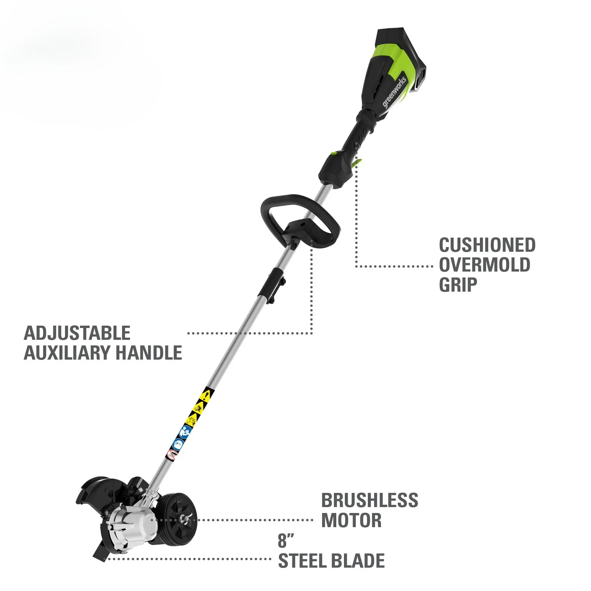 Brushless Edger, 40V, 8