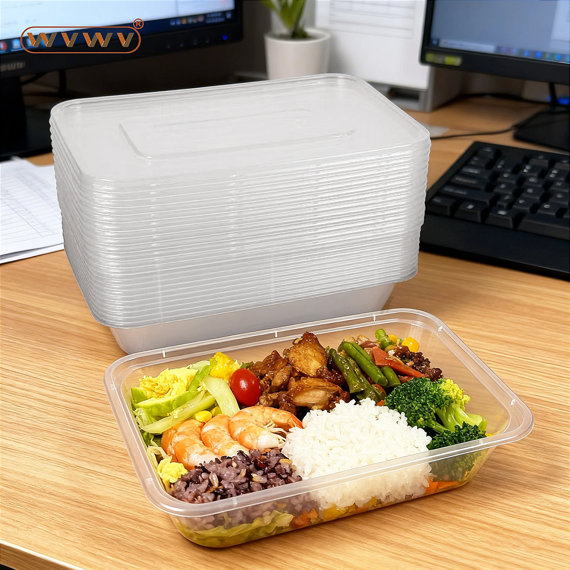 10/50 buah, Wadah Persiapan Ma - Meal Prep Kit ulasan dan harga
