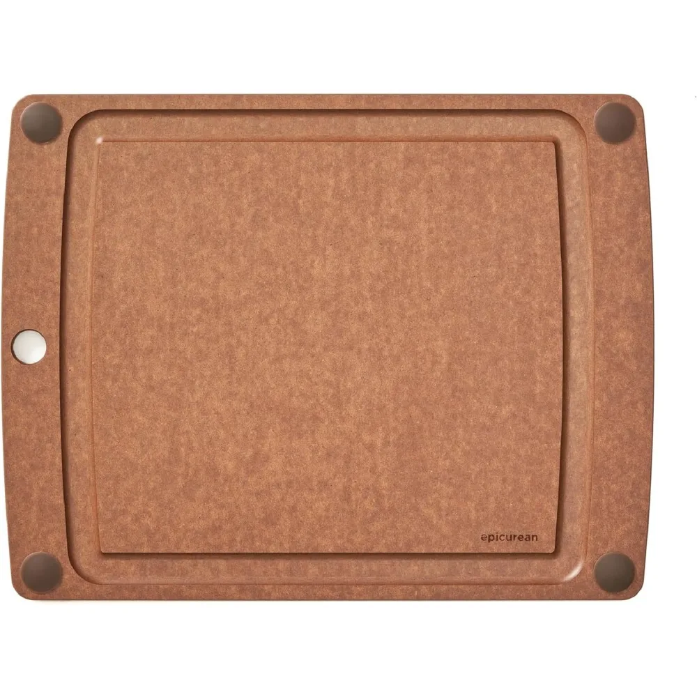 

All-in-One 14.5" × 11.25" Cutting Board in Nutmeg
