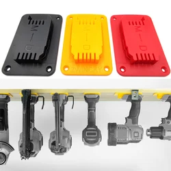 For Dewal/Milwaukee 14.4/18V/20V Battery Tools Machine Holder Tool Storage Rack Wall Mount Tool Bracket Fixe Device Tool Holder