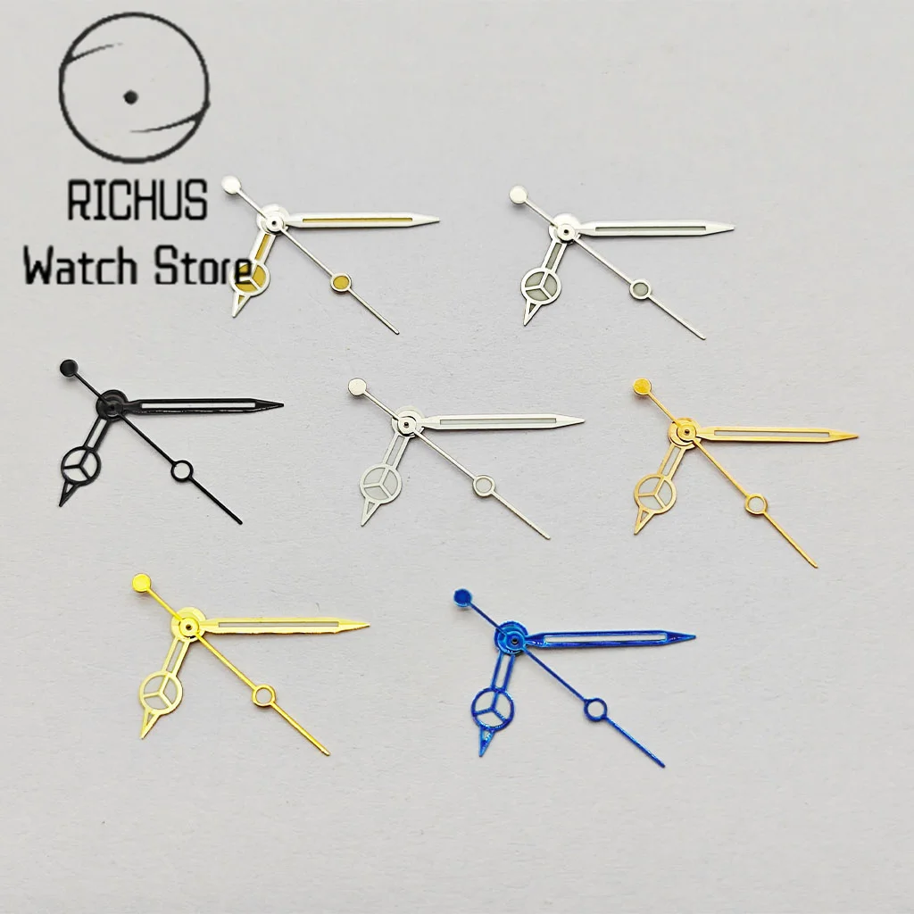RICHUS NH35 Hands Green Luminous Watch Hands Fit NH35 NH36 ETA 2824 2836 Miyota 8205 8215 Mingzhu DG2813 3804 Automatic Movement