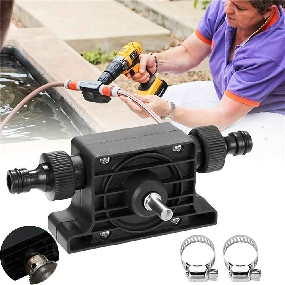 

Portable Electric Drill Pump, Battery Powered for Diesel Oil Water Transfer, Garden & Home Use
