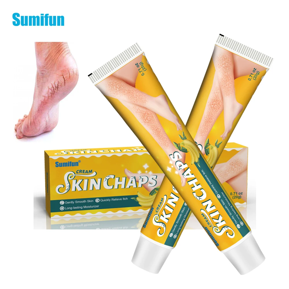 

1/2Pcs Natural Banana Moisturizing Cream Cracked Heel Balm Foot Hand Crack Anti-Drying Ointment Skin Repair Massage Plaster