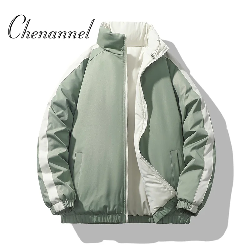 

Новая осенняя двусторонняя одежда, повседневная куртка для мужчин и женщин, уличная куртка, молодежная двусторонняя куртка, бейсбольная одежда, пальто