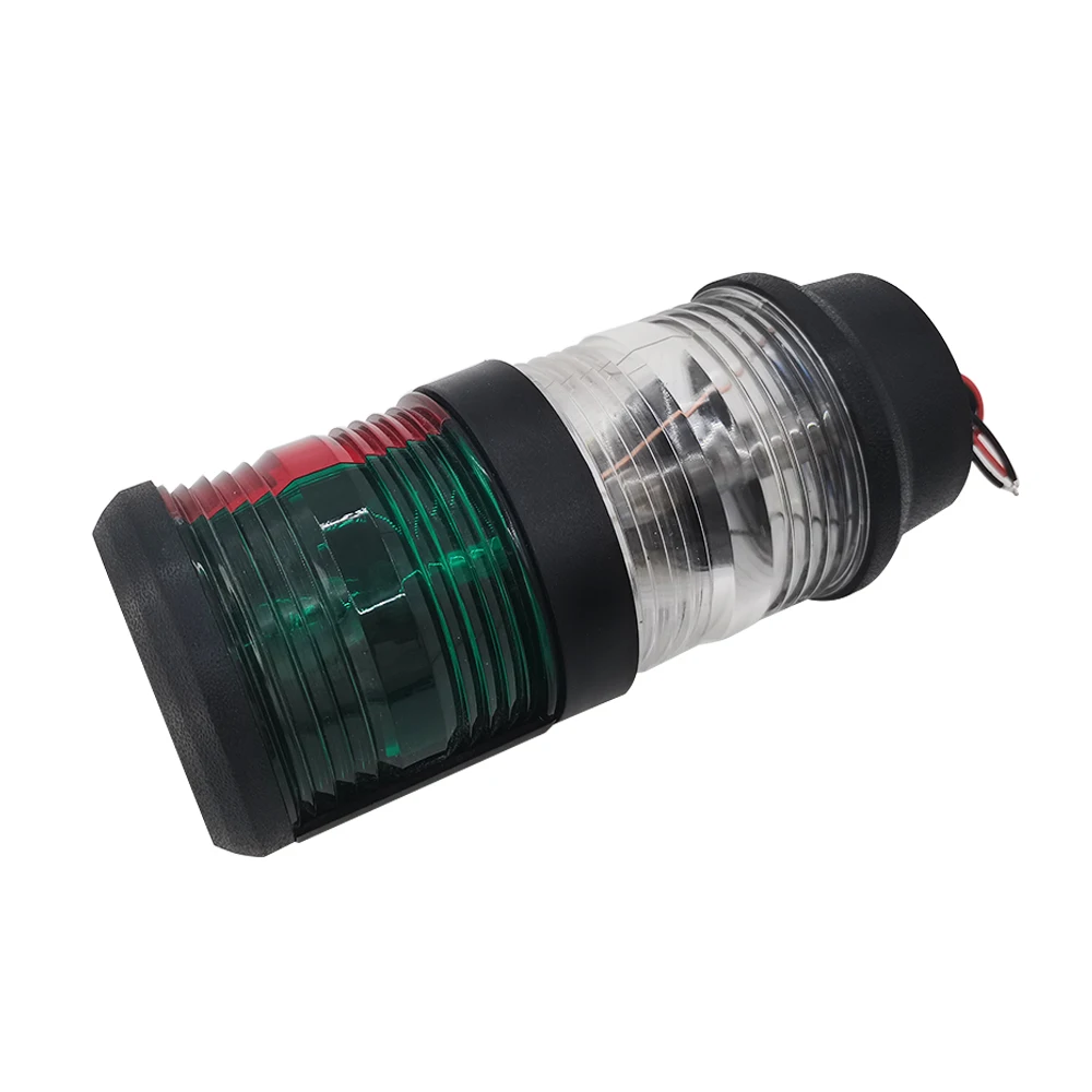 Bow navigation light, marine tungsten warning light, for pontoon bridges