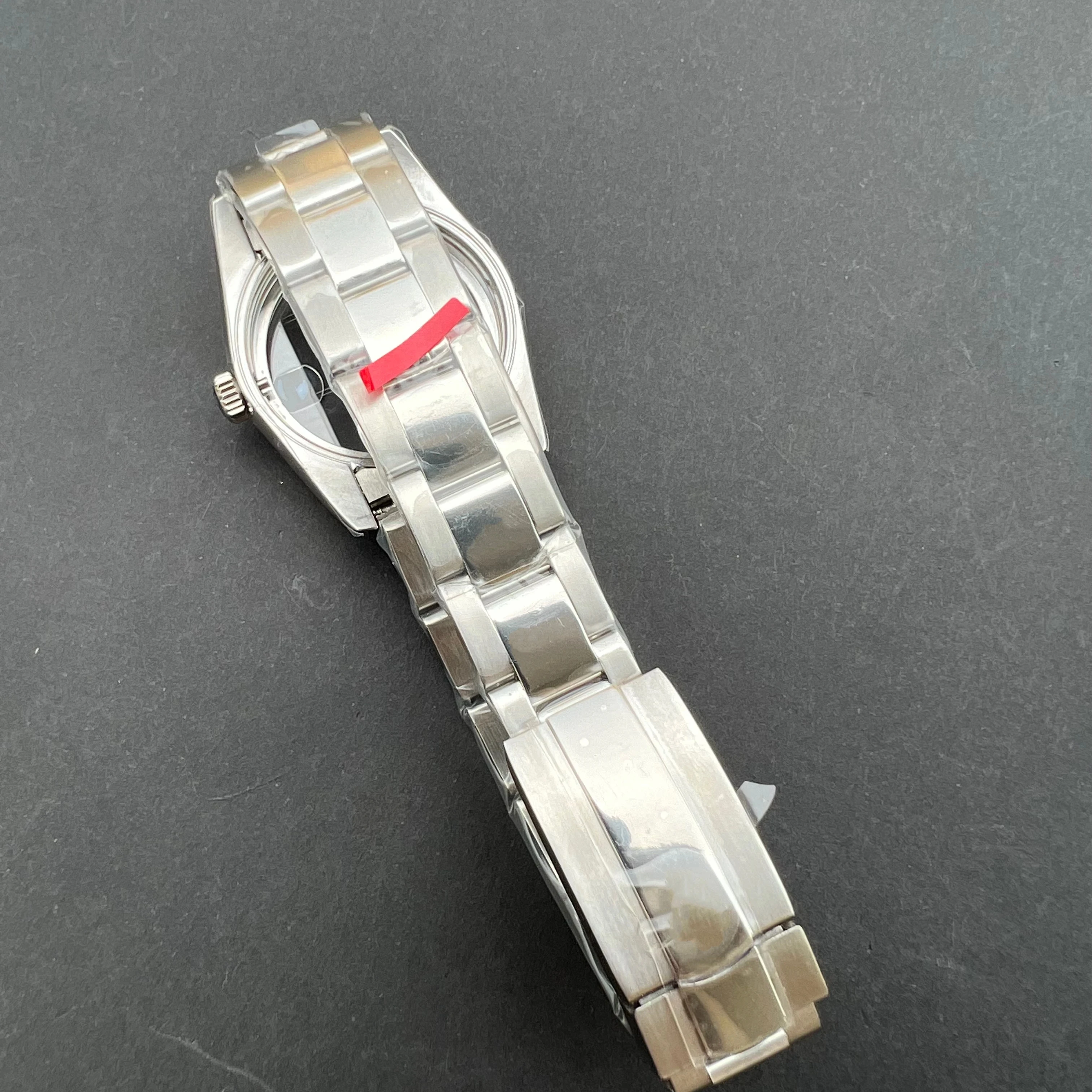 New 31mm Assembly Watch Case Set Accessories Calendar Dial for 2671 2824 Movement Stainless Steel Strap Sapphire Glass Ladies