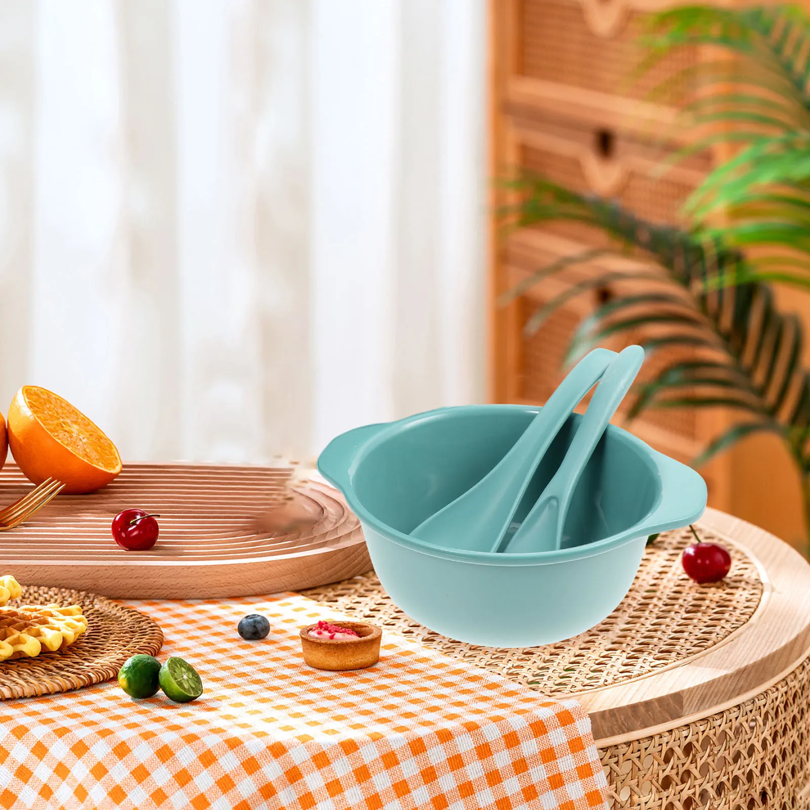 

1 set Dinosaur Divided Tableware Bowl Spoon Fork Durable Feeding Set For Meal Time Dinosaur Divided