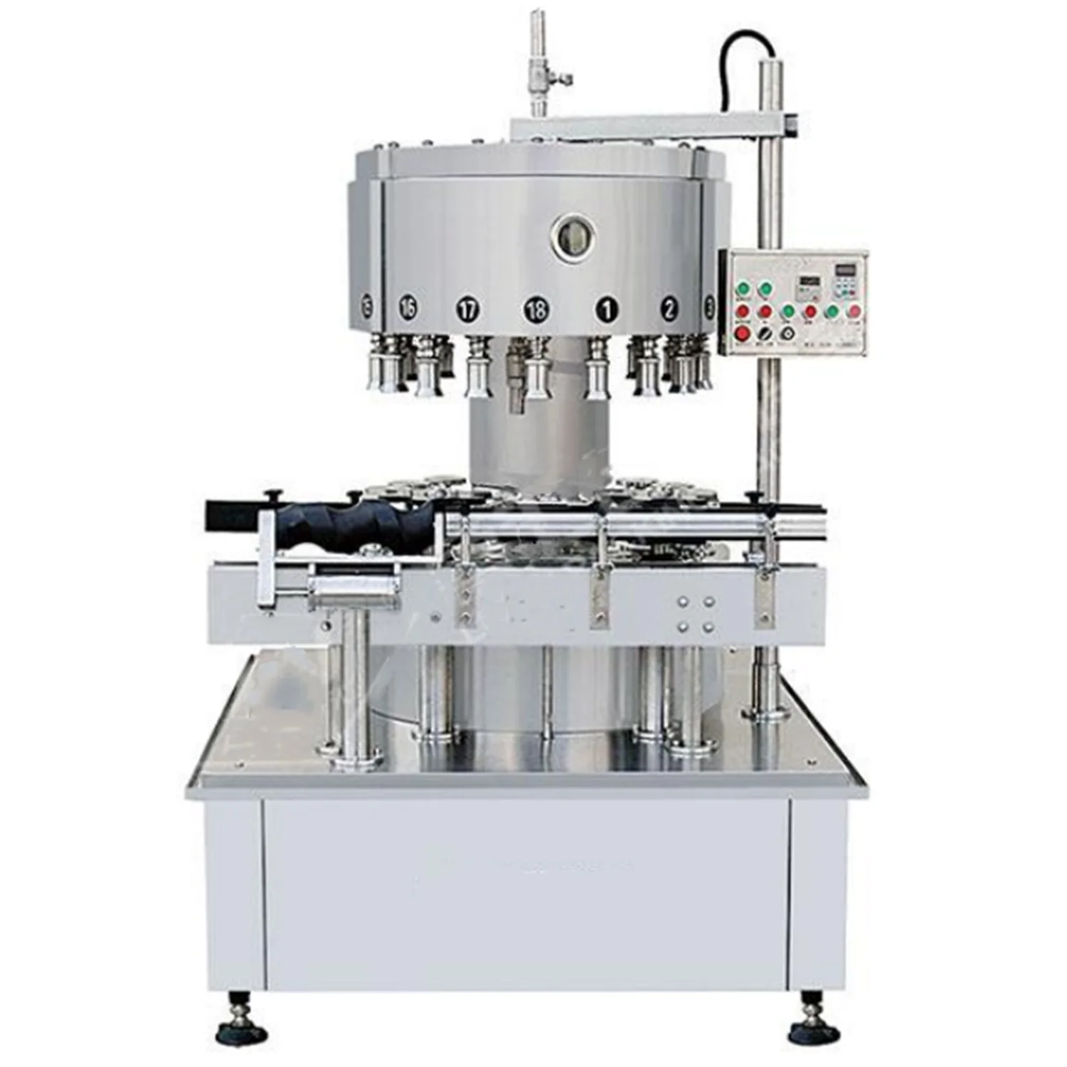 Commercial Automatic Rotary Multi Head Water Beverage Milk Juice Liquid Filling Machine