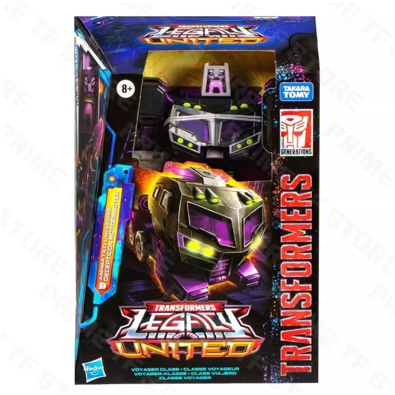 Juguete Original Hasbro Transformers Legacy United, MOTORMASTER de la CLASE V del UNIVERSO ANIMADO, Figura de Anime