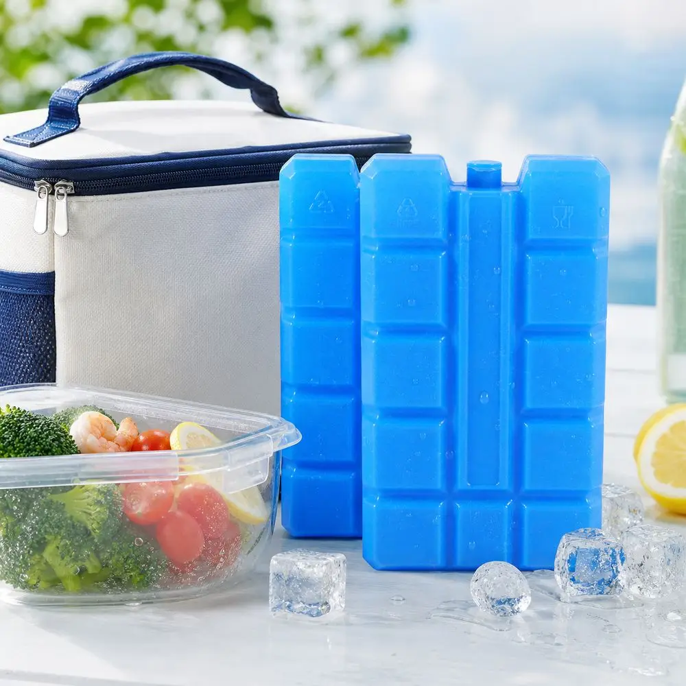 Reusable Gel Freezer Ice Blocks No Water Injection Long Lasting Cooling Ice Box Keep Fresh Wear Resistant Ice Packs